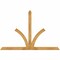 Ekena Millwork Richland Rough Sawn Timber Gable Bracket, Western Red Cedar, 84"W x 56"H x 4"D x 4"F, 16/12 Pitch GBW084X56X0404RIC00RWR - alternate 1